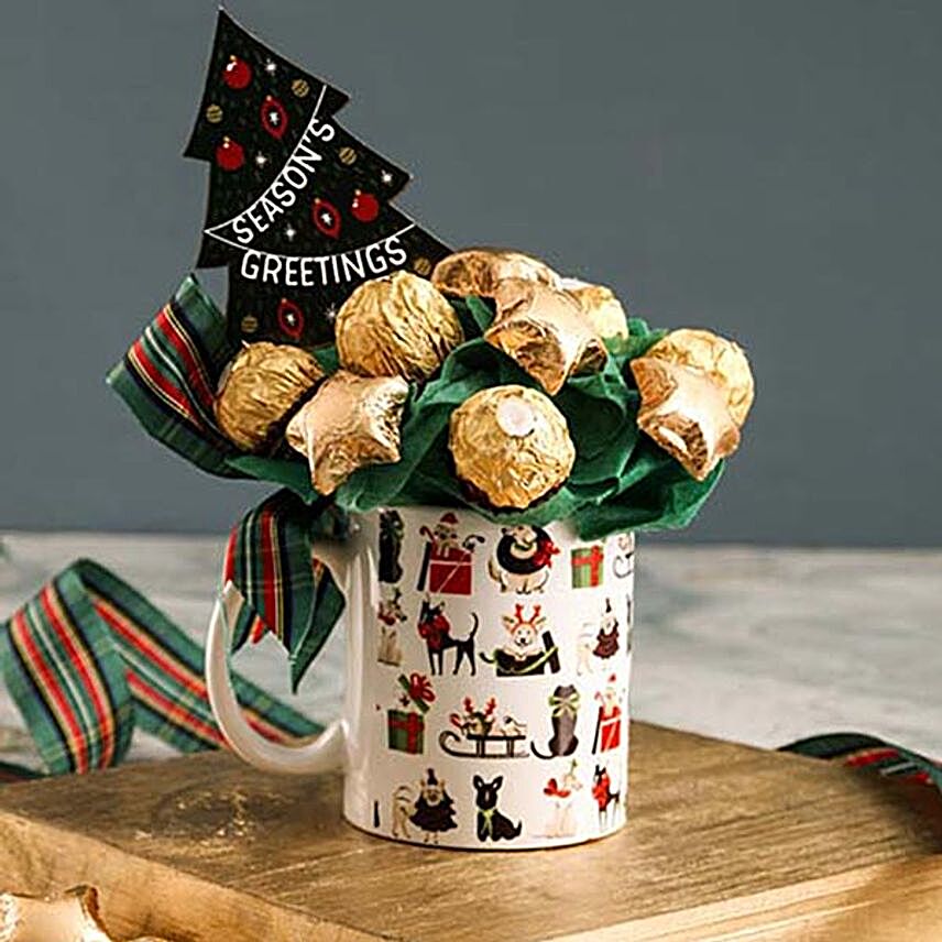 Ferrero Rocher Christmas Mug
