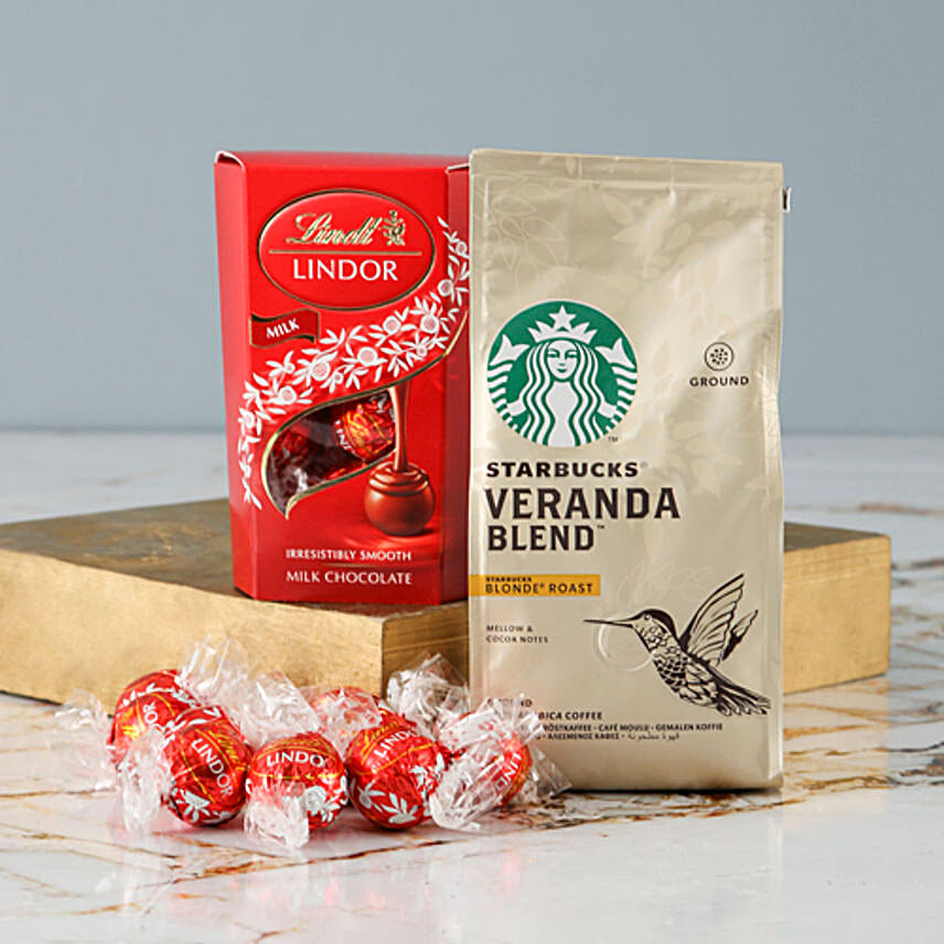 Starbucks And Lindt Hamper