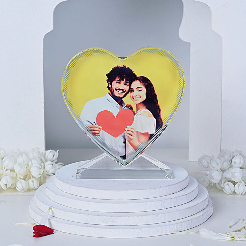 Personalised Hearty Love Crystal Photo Frame southafrica Gift Personalised Hearty Love