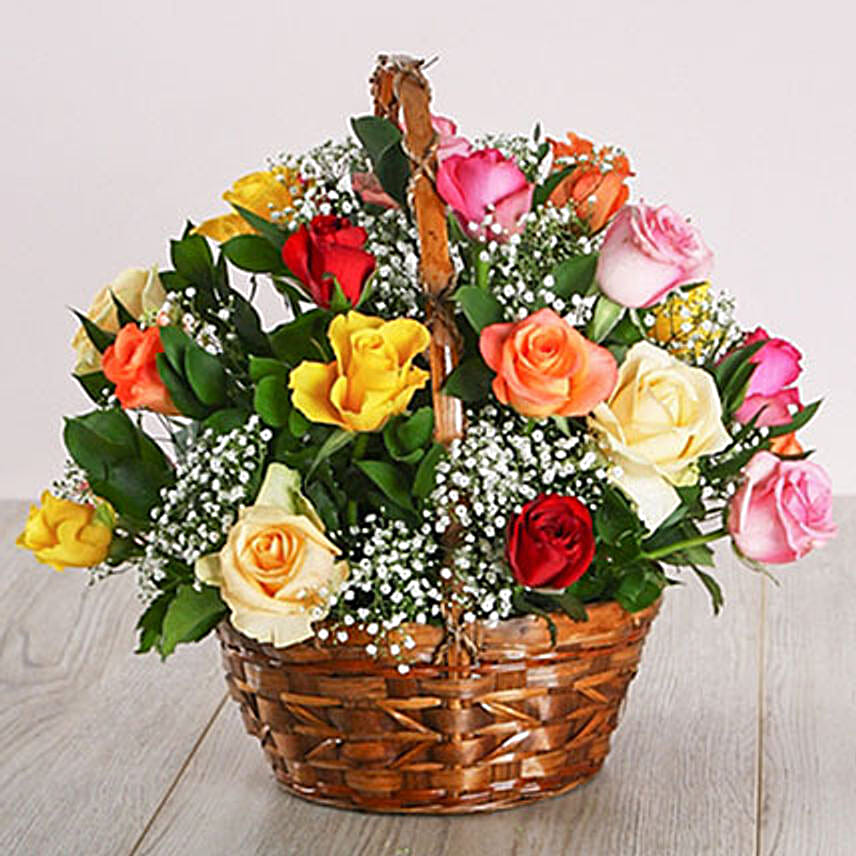 Country Mixed Rose Display