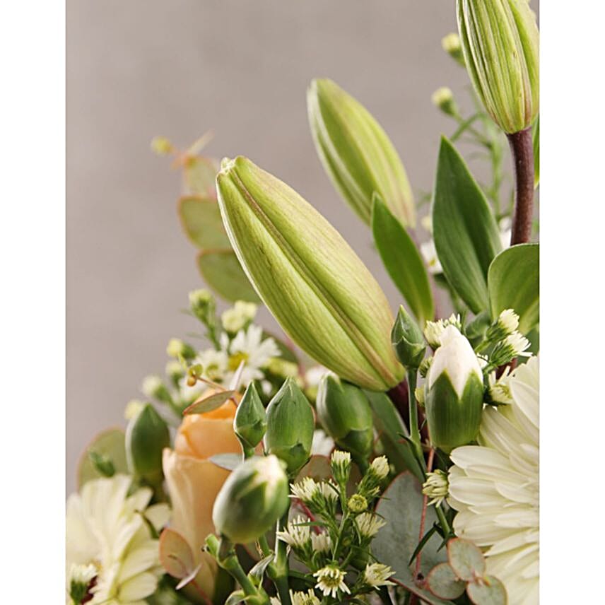 Elegant White Flowers Arrangement