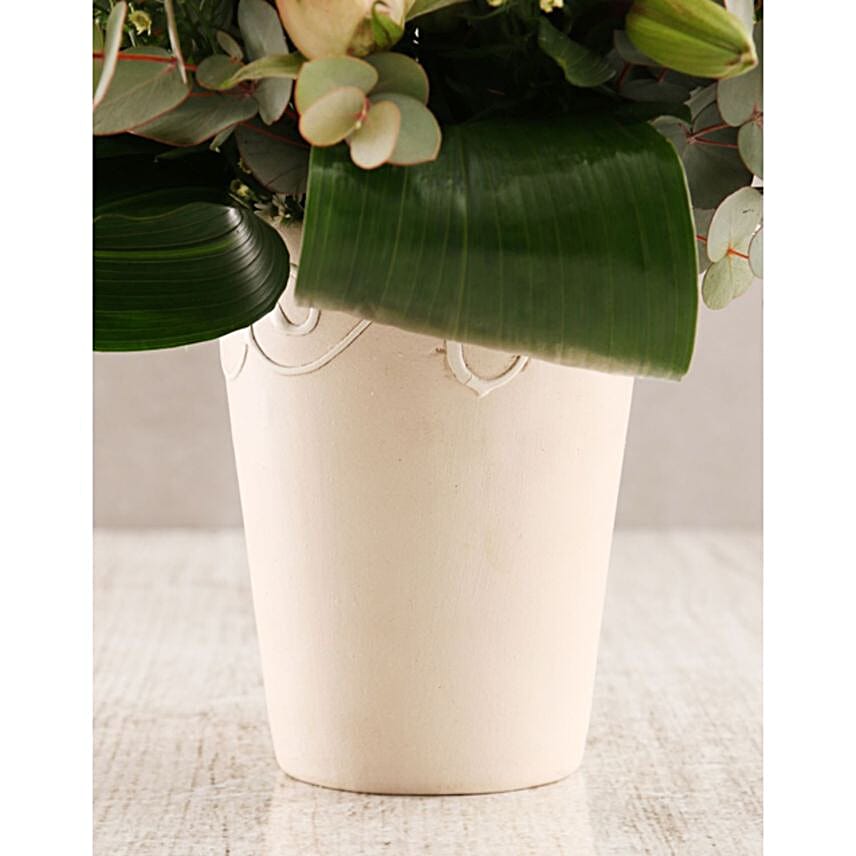 Elegant White Flowers Arrangement