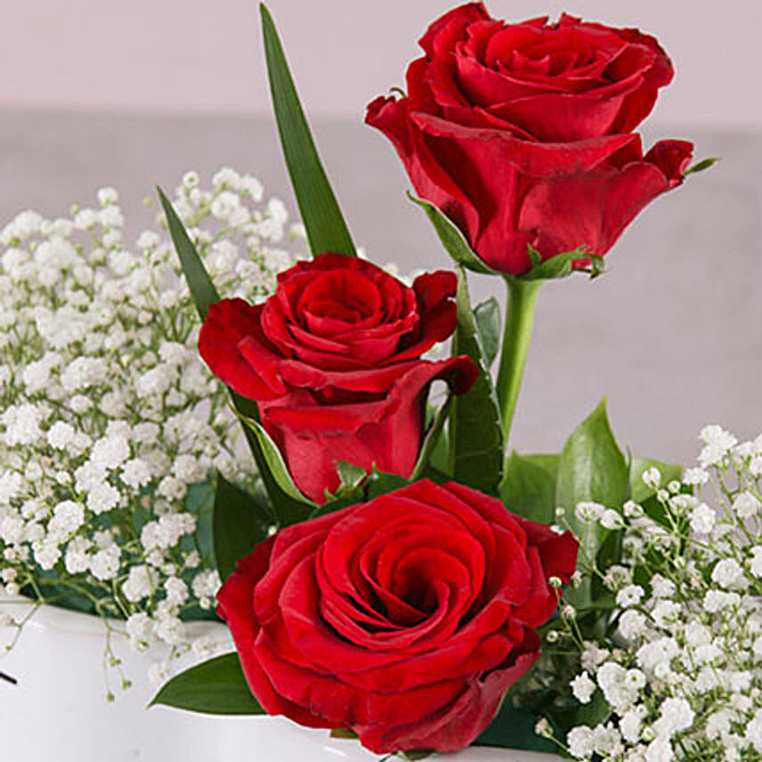 Love Red Rose Arrangement