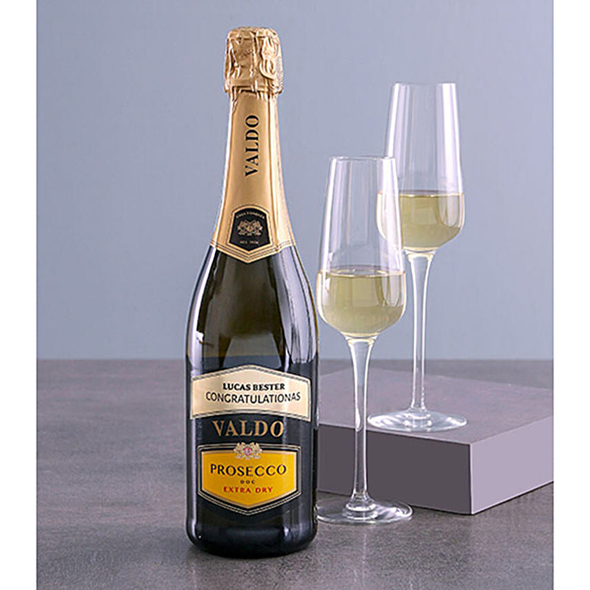 Personalized Valdo Prosecco Gift