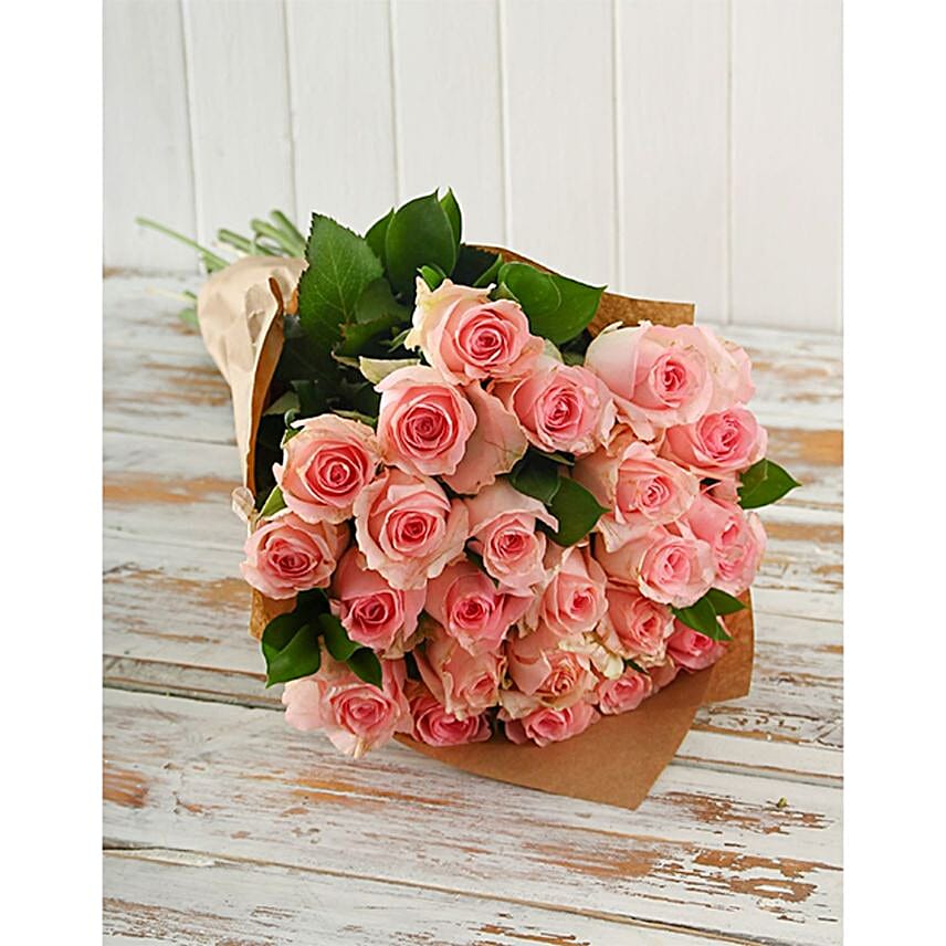 Pink Rose Bouquet 12 Roses