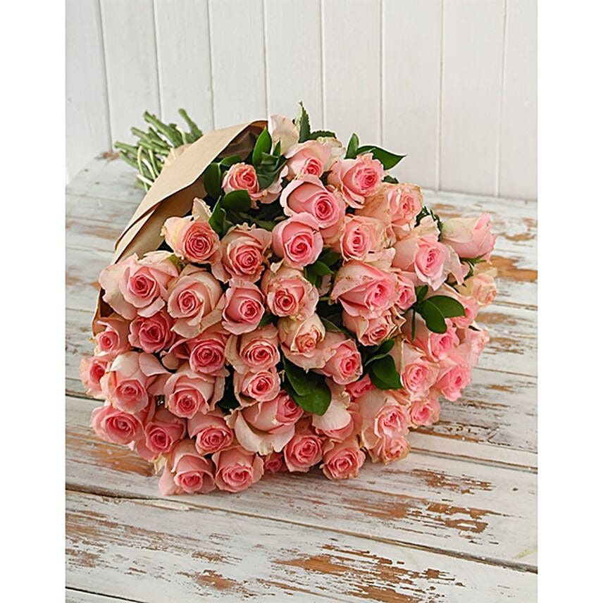 Pink Rose Bouquet 12 Roses