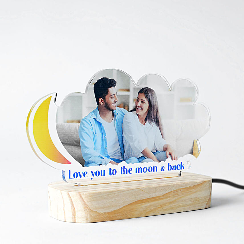 To the Moon and Back LED Lamp