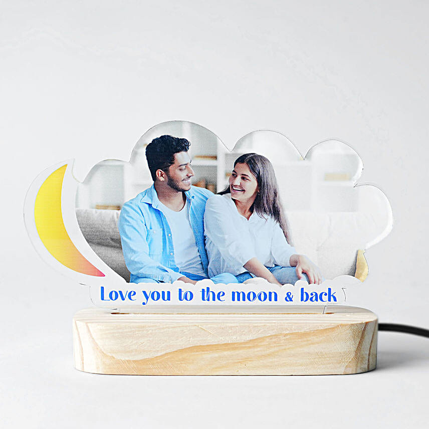 To the Moon and Back LED Lamp