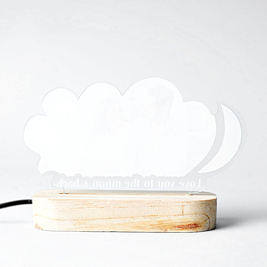 To the Moon and Back LED Lamp
