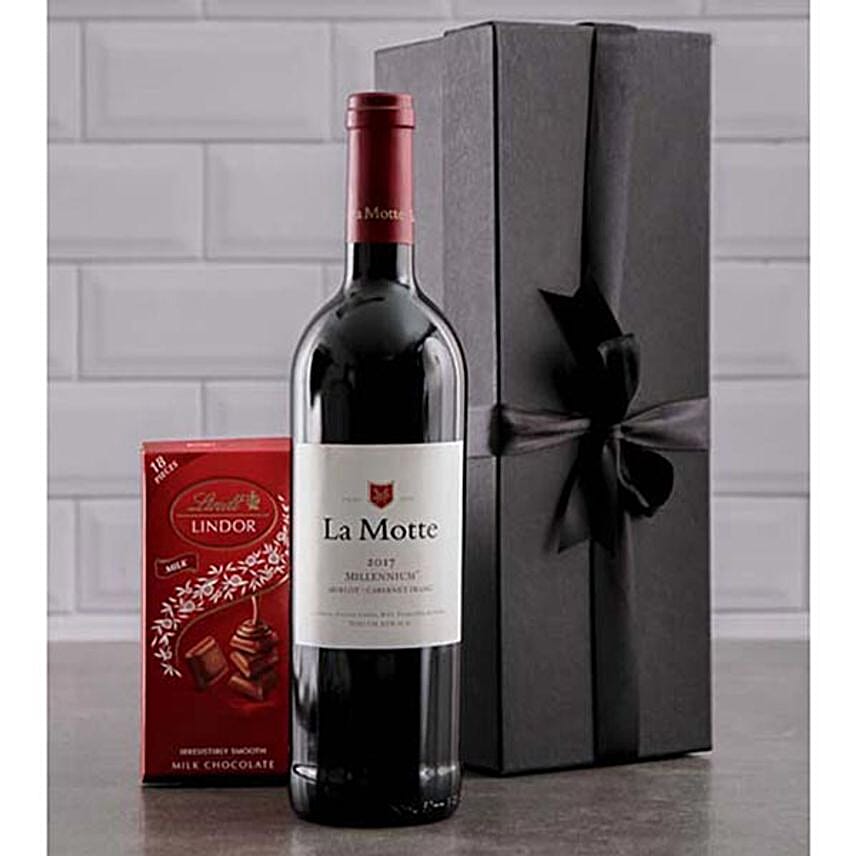Wine And Lindt Combo