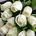 Pure White Rose Bouquet