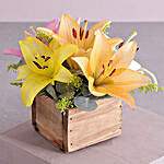 Wooden Variety Lily Blossoms