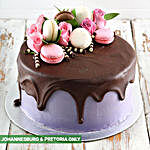 Lilac Macaroon Cake
