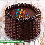 Simple Chocolate Birthday Cake