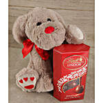 Teddy With Lindt Chocolates