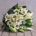 St. Joseph Lilies Bouquet 10 Stems