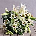 St. Joseph Lilies Bouquet 10 Stems