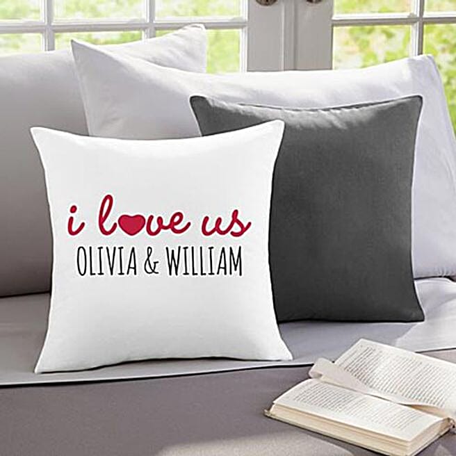 personalised throw pillow