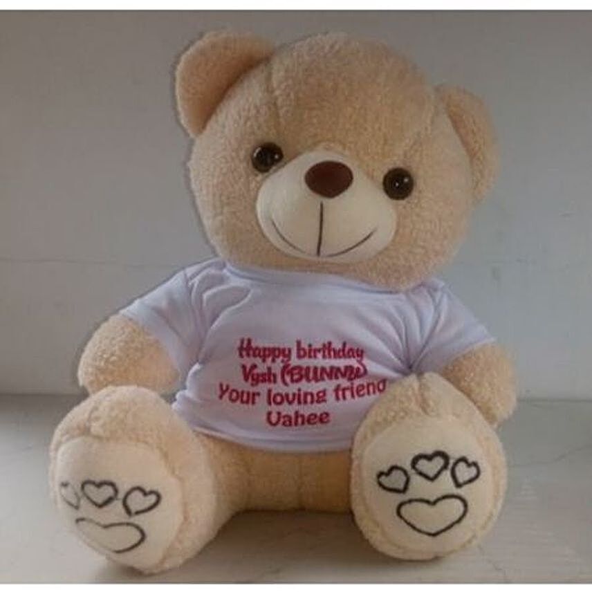 Personalised Message Teddy Bear