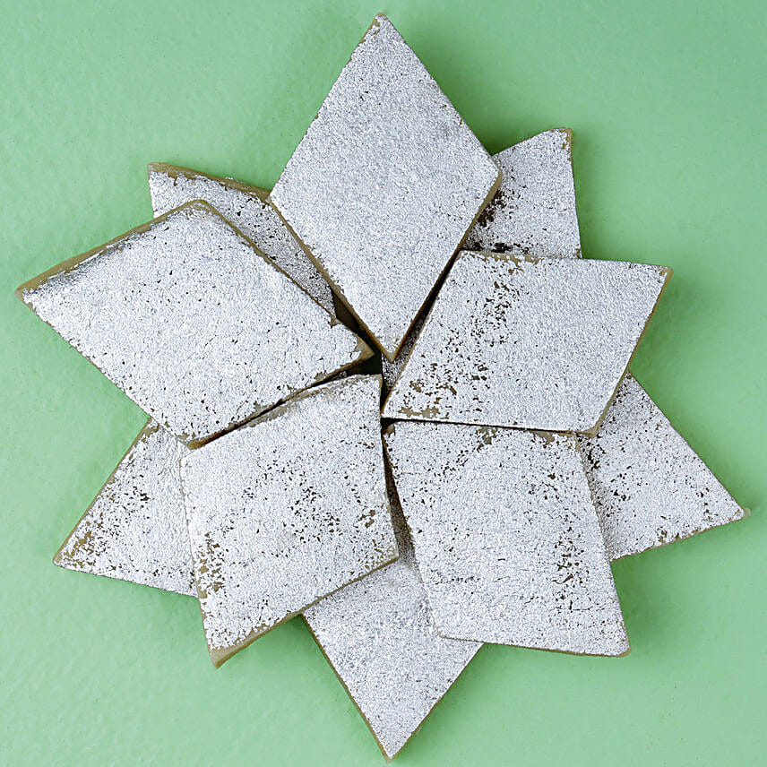 3 Pearl Mauli Rakhis With Kaju Katli And Healthy Almonds