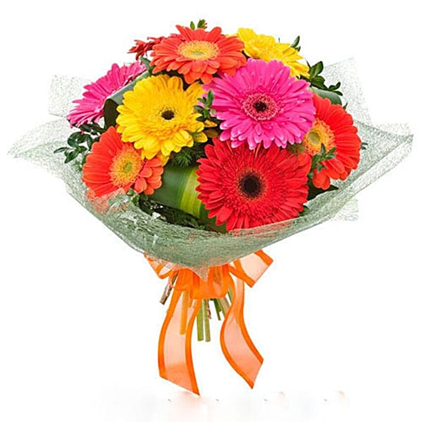 Divine Mixed Gerberas Bouquet