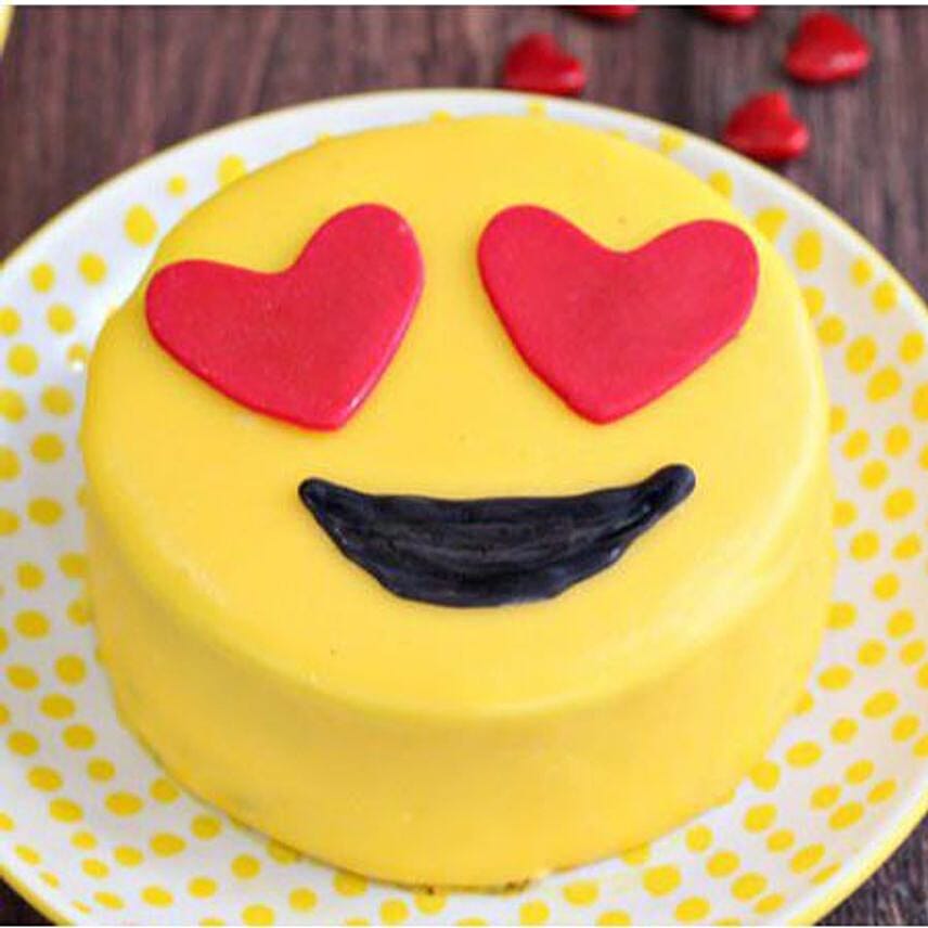 Love Emoji Cake