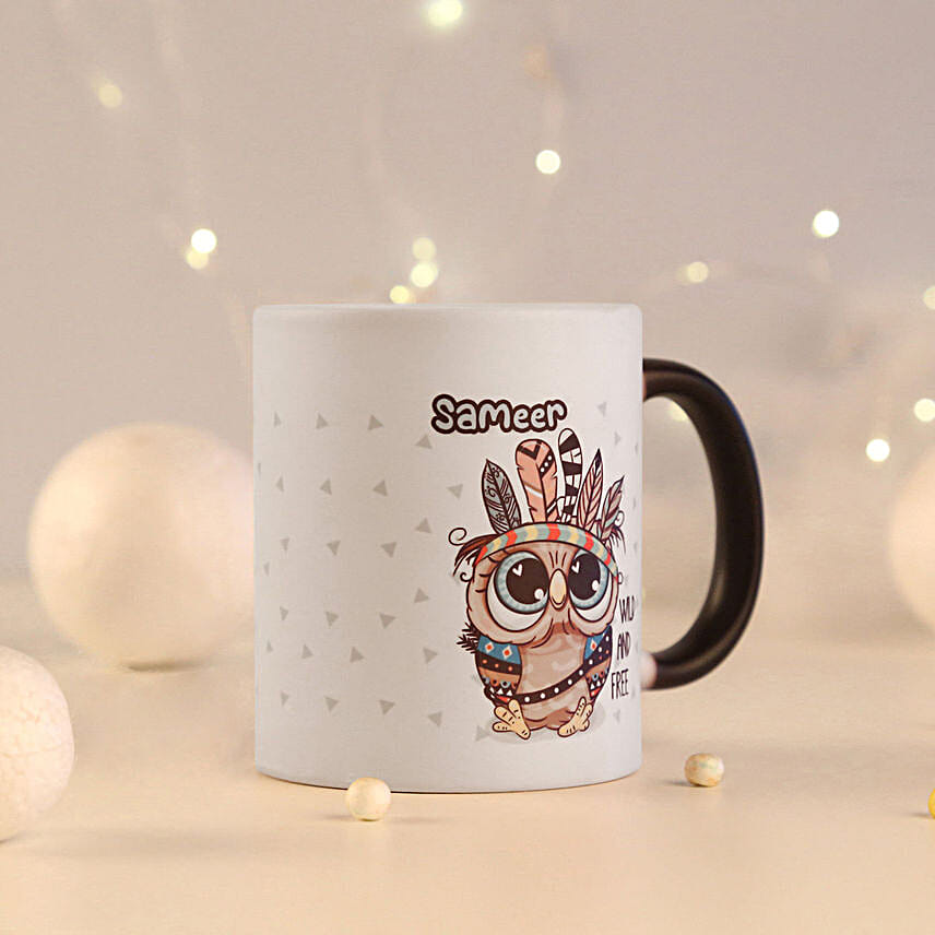 Morning Owl Personalised Magic Mug Hand Delivery