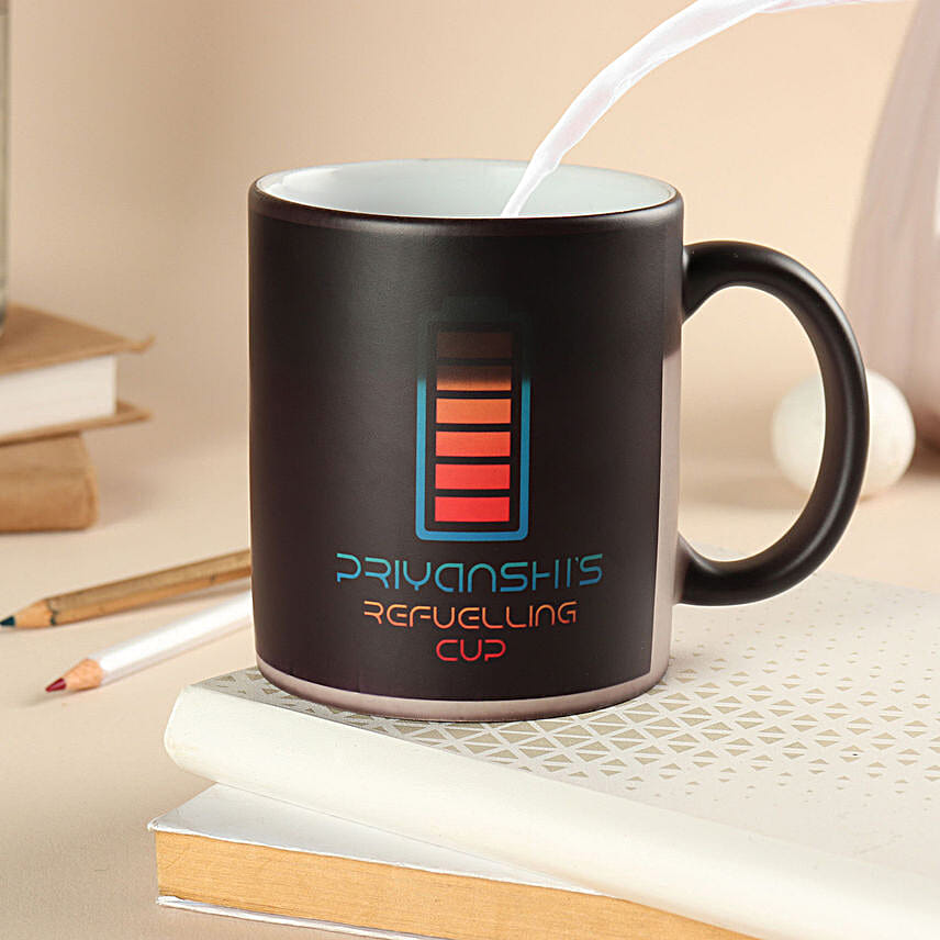 Personalised Refuelling Club Magic Mug