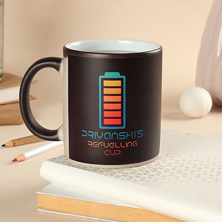 Personalised Refuelling Club Magic Mug