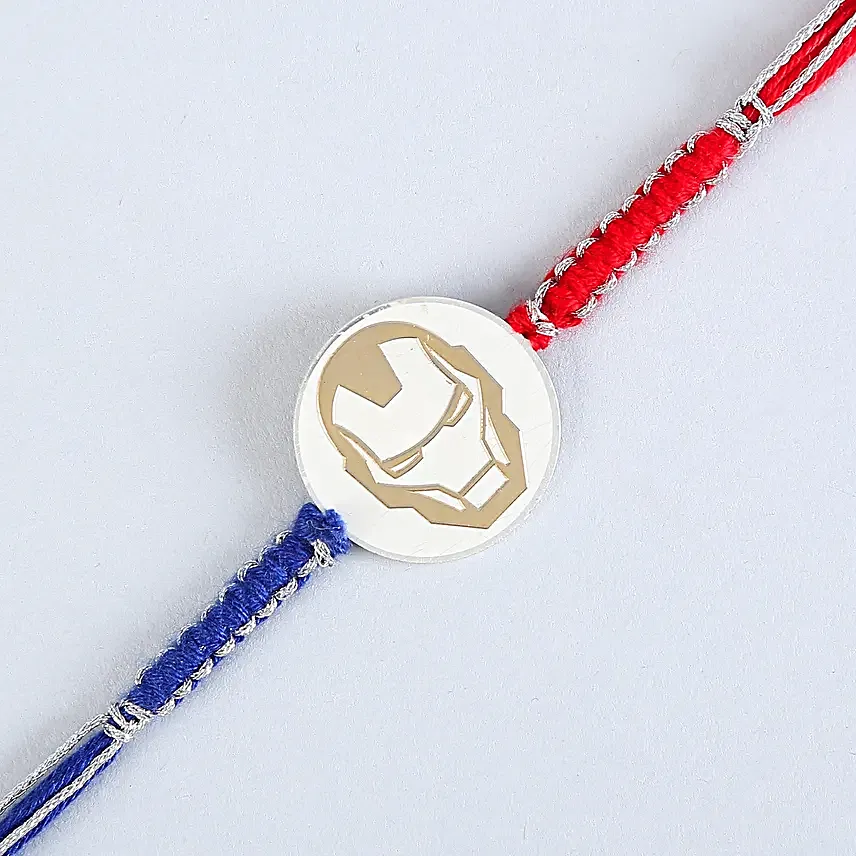 Superhero Metal Ironman Rakhi For Kids