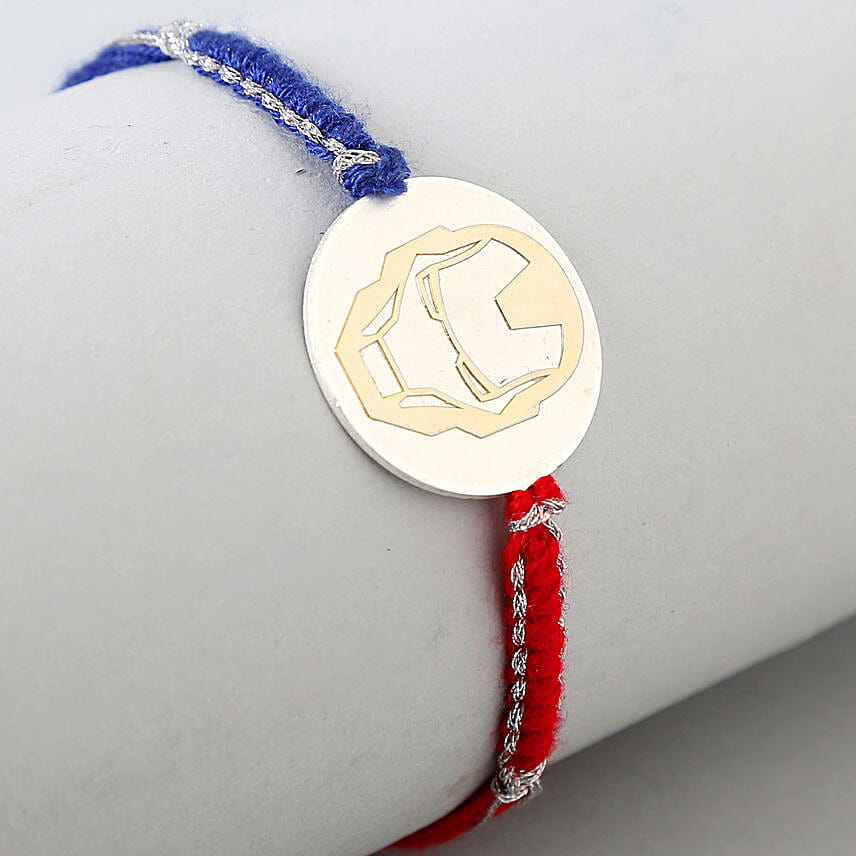 Superhero Metal Ironman Rakhi For Kids