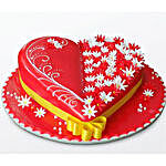 Heart Shaped Love Themed Cake
