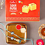 Sneh Evil Eye Bhaiya Bhabhi Rakhi & Soan Papdi