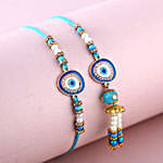 Sneh Evil Eye Bhaiya Bhabhi Rakhi & Soan Papdi