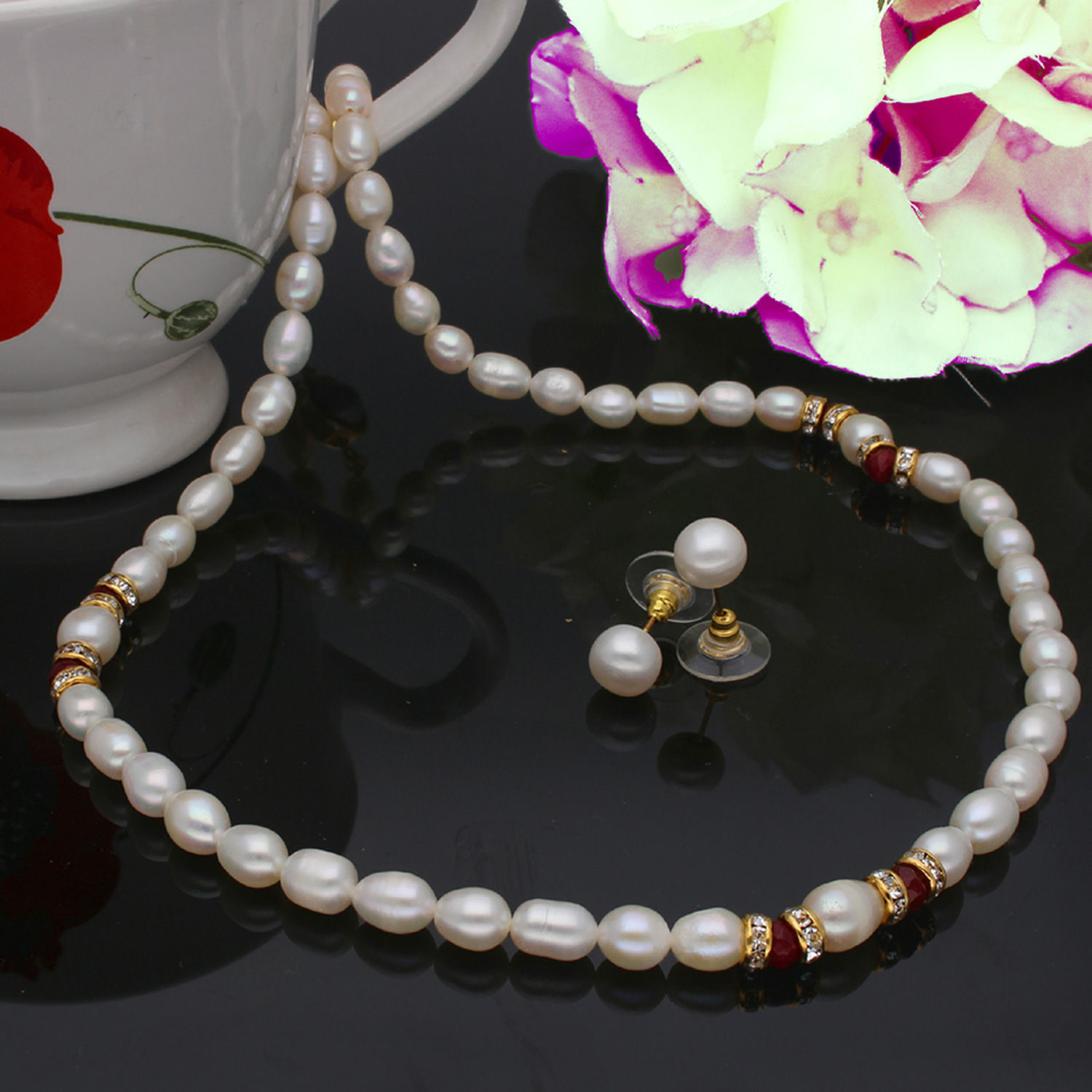 Navishka One Line Pearl Set sri-lanka 