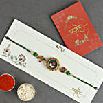 Royal Kundan Rakhi Combo