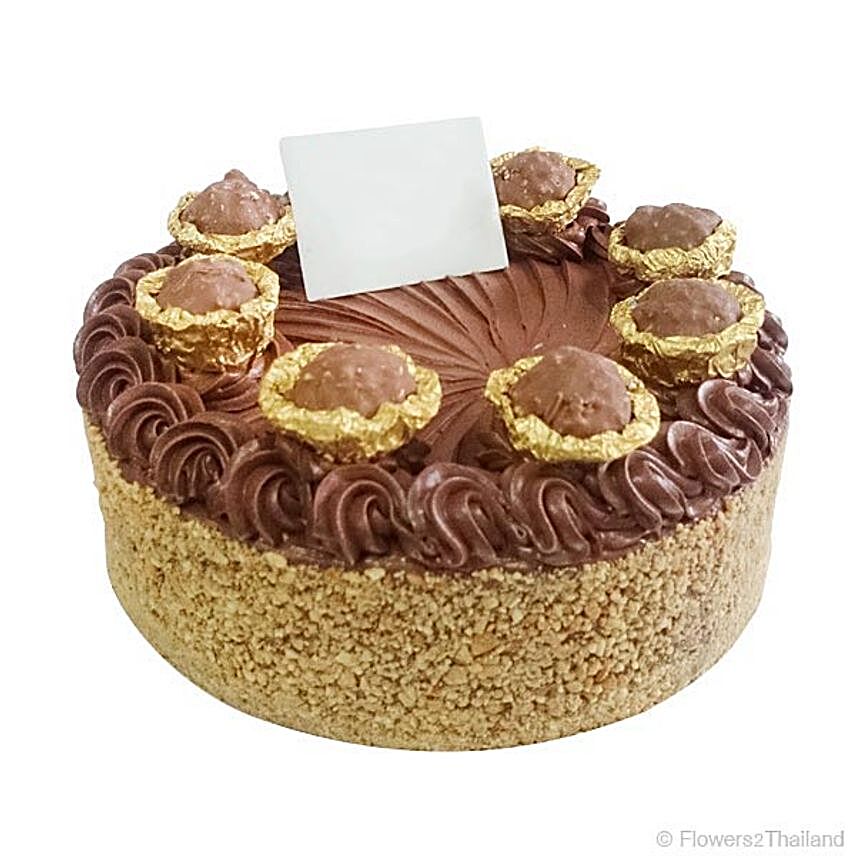 Flavourful Ferrero Gold Birthday Cake