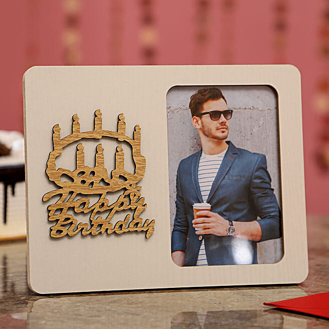 Personalised Birthday Wishes Photo Frame For Him thailand Gift