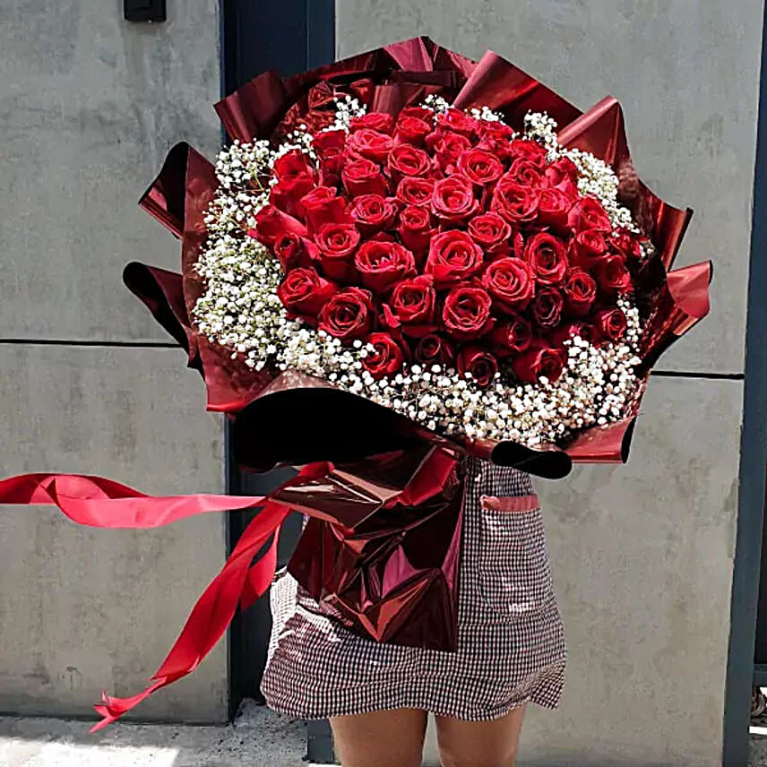 50 Red Roses