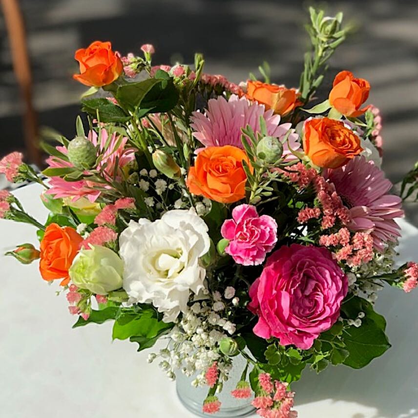 Heavenly Mixed Flowers Arrangement