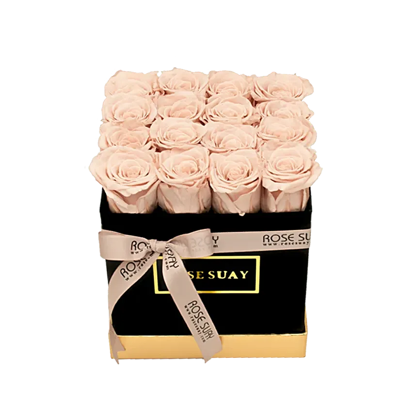 Khaki Forever Roses Small Box