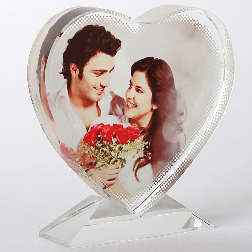 Personalized Heart Shaped Show Piece Online