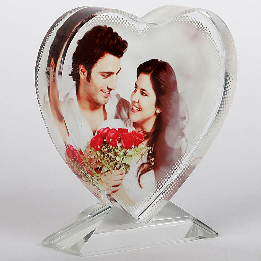 Personalized Heart Shaped Show Piece Online