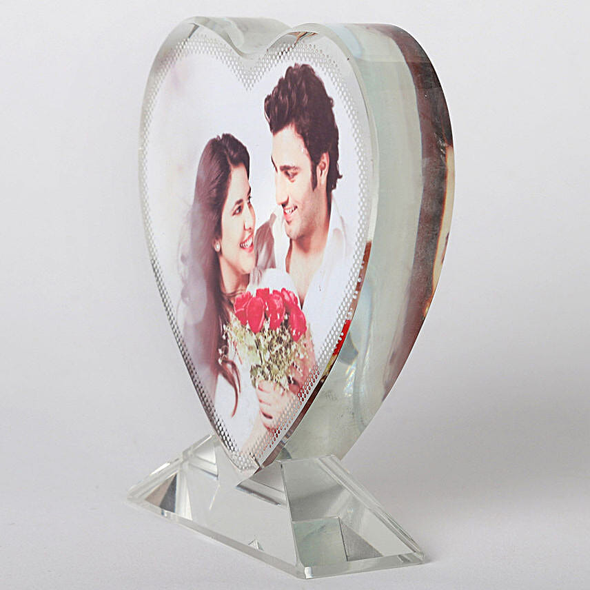 Personalized Heart Shaped Show Piece Online