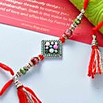 Sneh Multicoloured Beads Rakhi With Fruits & Dryfruits
