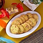 Sneh Om Ganesha Rakhi With Cookies & Chocolates