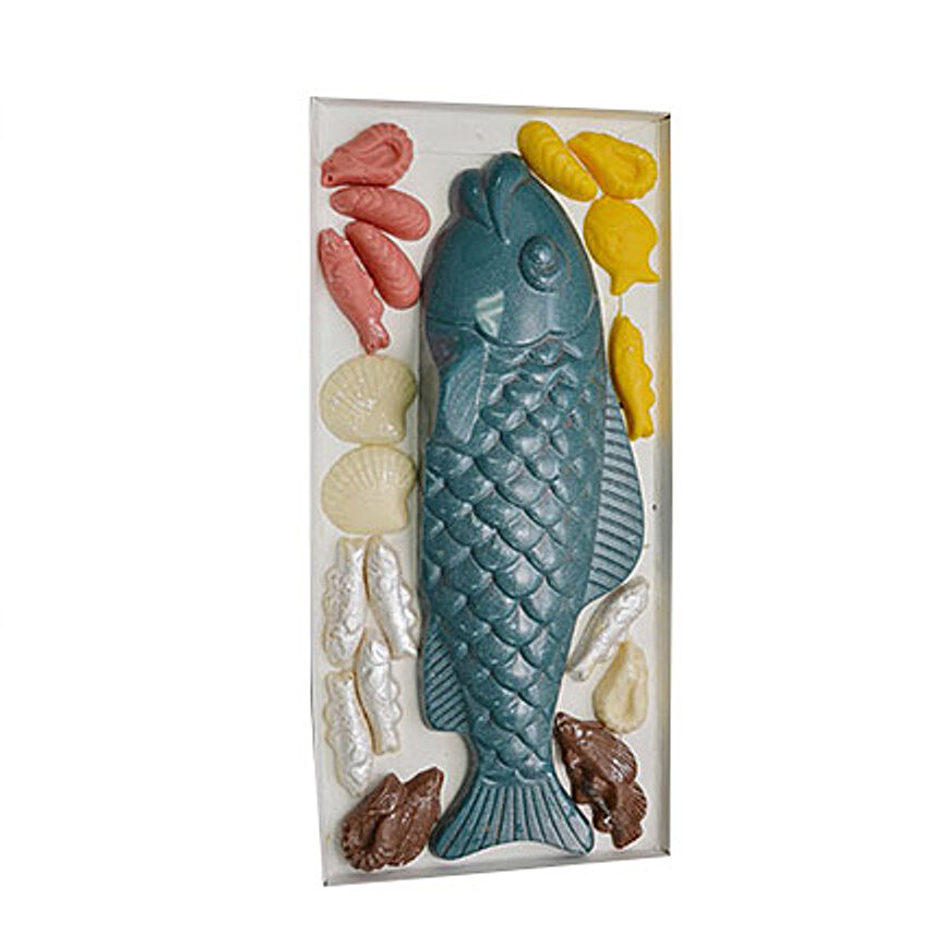 Easter Fish Carving Chocolate