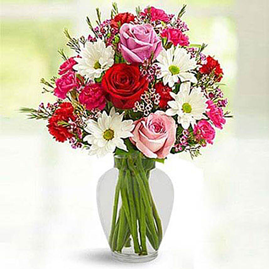 Love Birds Bouquet:Send Carnation Flower to UAE