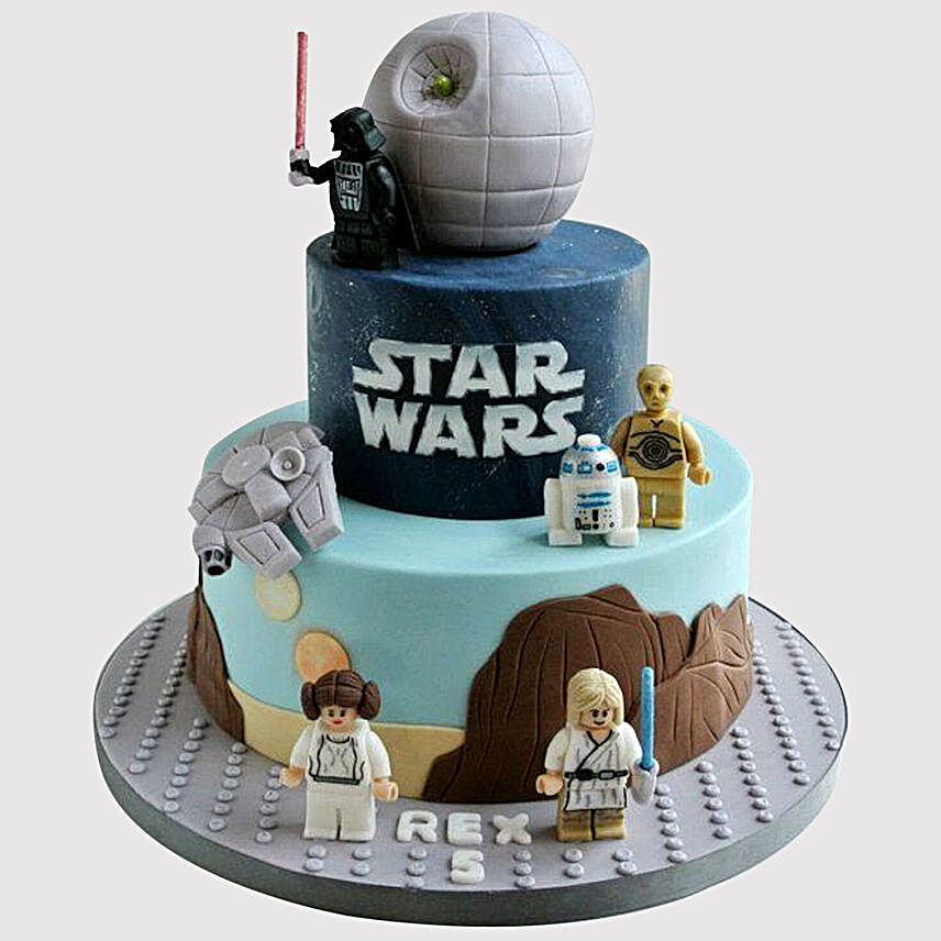 Star Wars Themed Party Cake