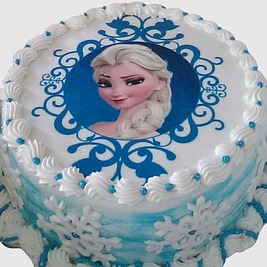 Round Frozen Photo Cake